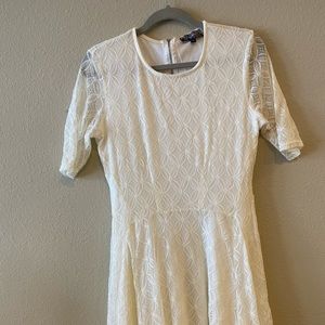 White lace dress